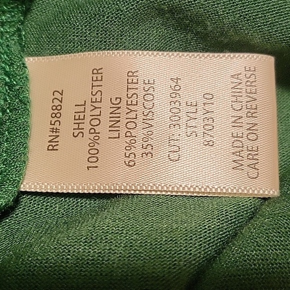 Max Studio Green Floral MINI  Skirt - Picture 8 of 9